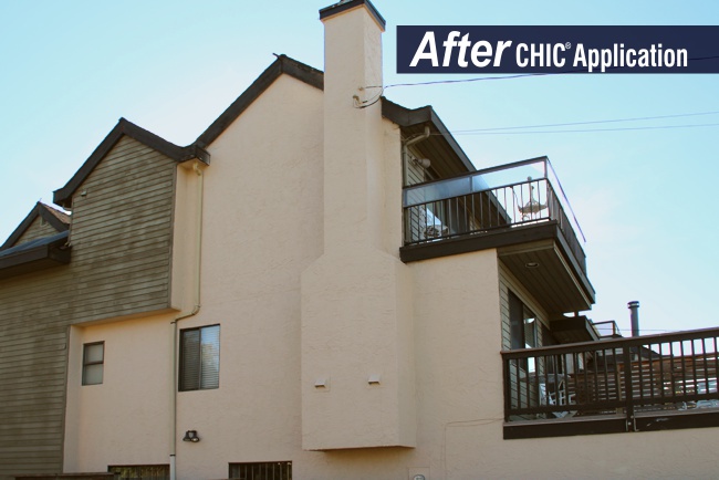 California Stucco After CHIC Advanced Coating