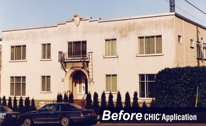 CHIC Dealers can repair any type of stucco.